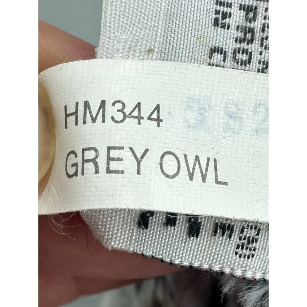 Webkinz Ganz Grey Owl HM344 Plush 8” Stuffed Animal No Code